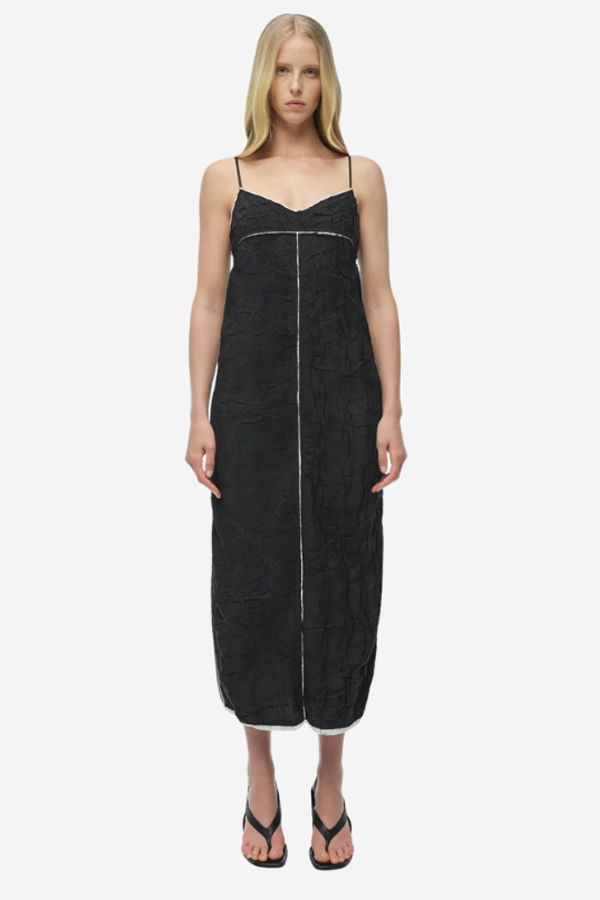 Jonathan Simkhai Leah Midi Dress - Black Multi