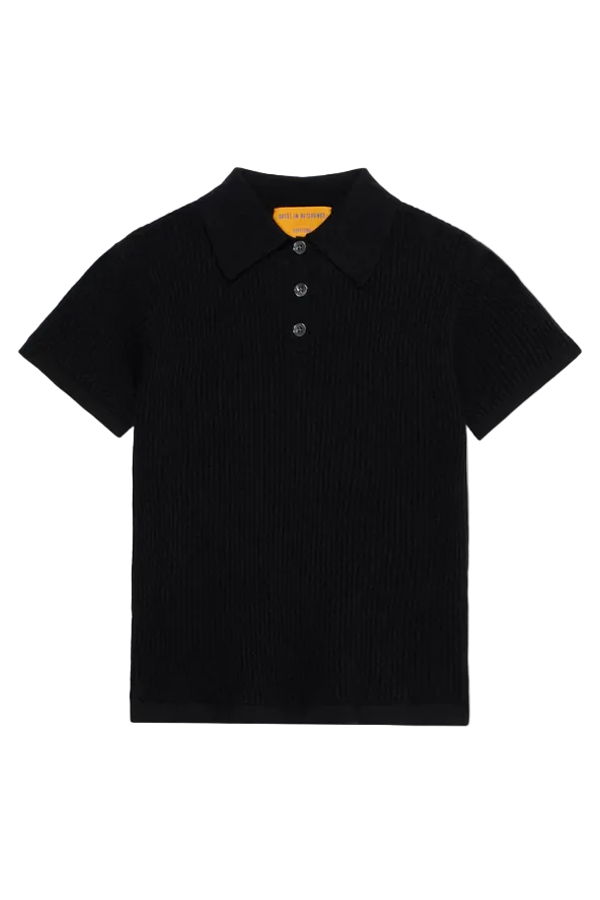 Guest in Residence Shrunken Polo Sweater