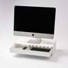Yamazaki Home Monitor Stand with Drawer Desk Organizer - Thumbnail 1