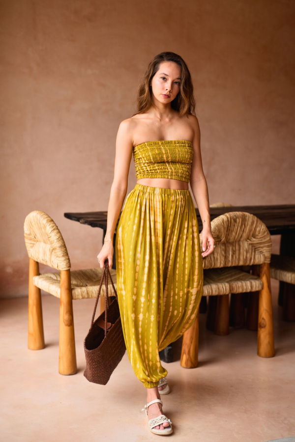 Pink Haley Garcia Artisan Handwoven Leather Tote