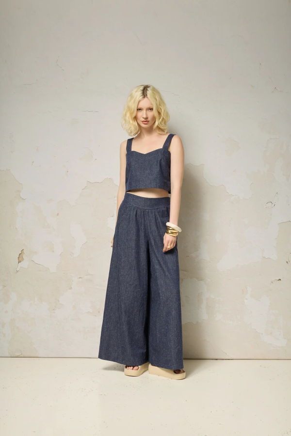 COKLUCH Rama Pants - Speckle Indigo