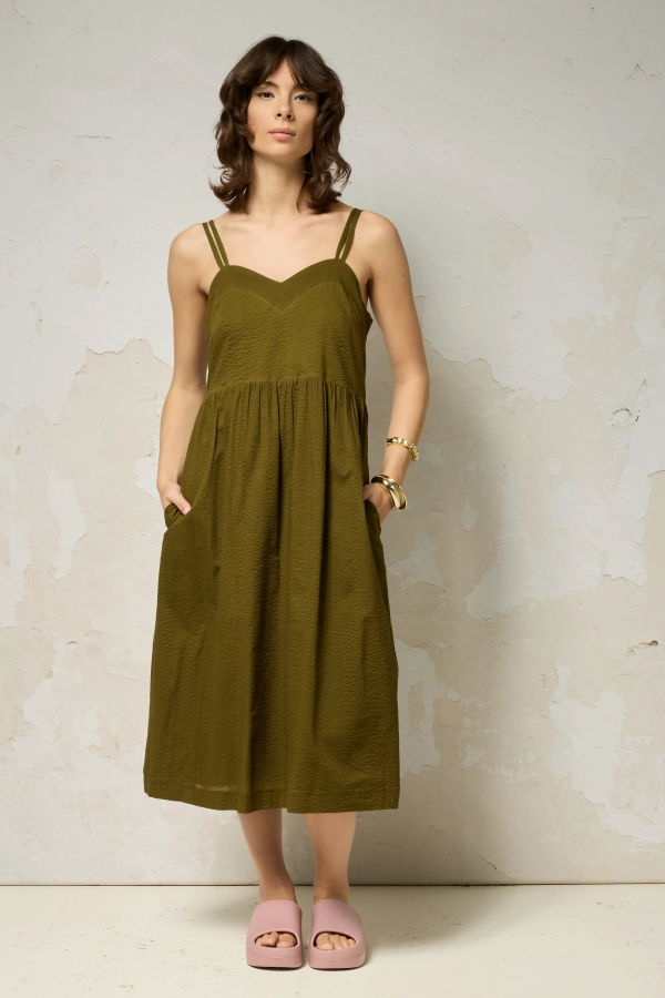 COKLUCH Thalassa Dress - Olive