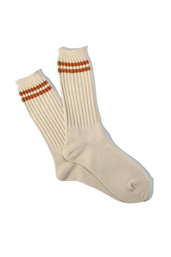 Anonymous Ism OC 2Line Pique Rib Crew Sock