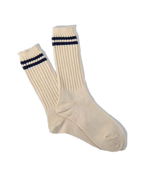 Anonymous Ism OC 2Line Pique Rib Crew Sock