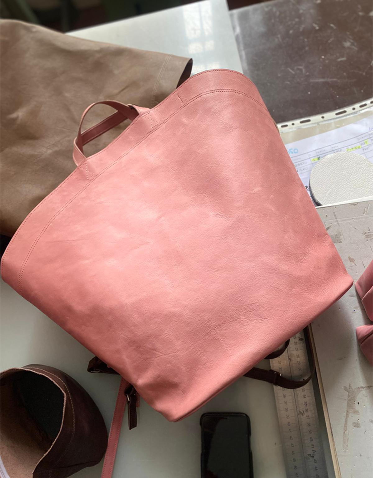 Trakatan Eloisa Fan Tote - Pink - Image 5 of 6