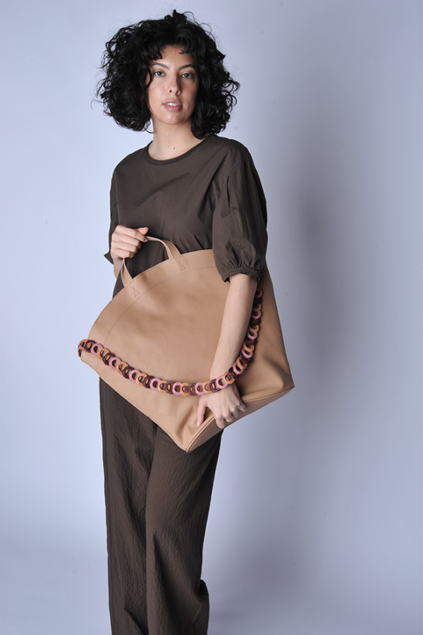 Trakatan Eloisa Fan Tote - Tan