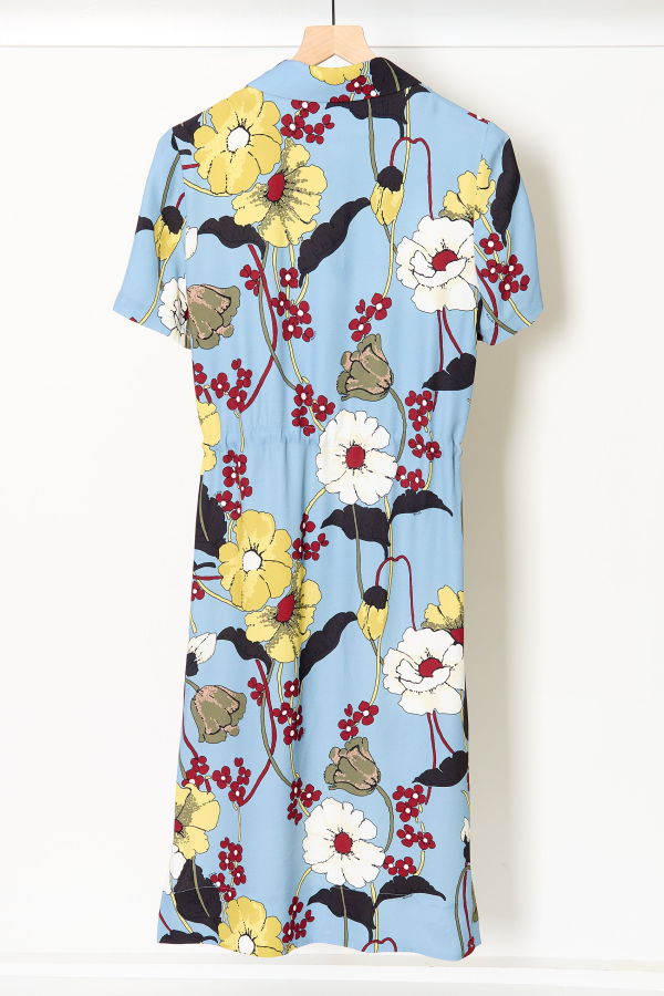 Marni Blue Floral Dress