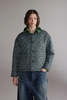 amente Round Collar Reversible Quilt Jacket - Thumbnail 5