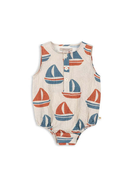 Kids Soor Ploom Oona Romper - Tea | Garmentory