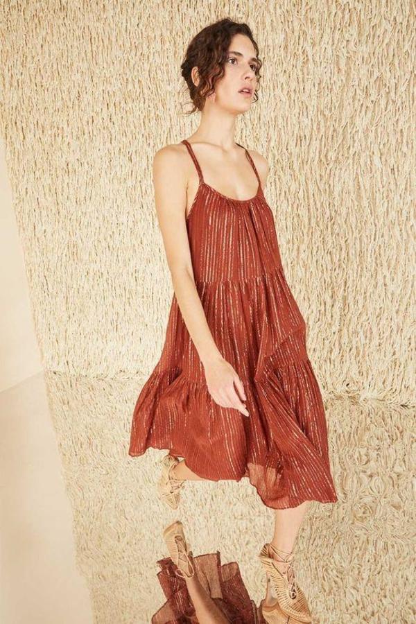 Ulla Johnson Samara Dress - Mahogany | Garmentory