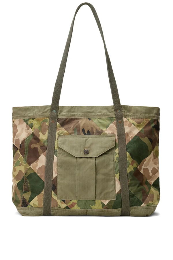 RRL Patchwork Camo Tote - Camo