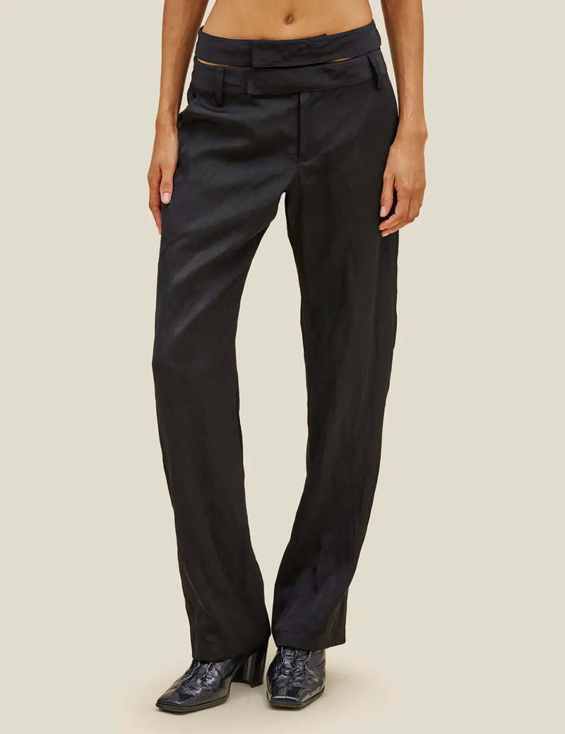 ECKHAUS LATTA Shadow Trouser Pants - Obsidian