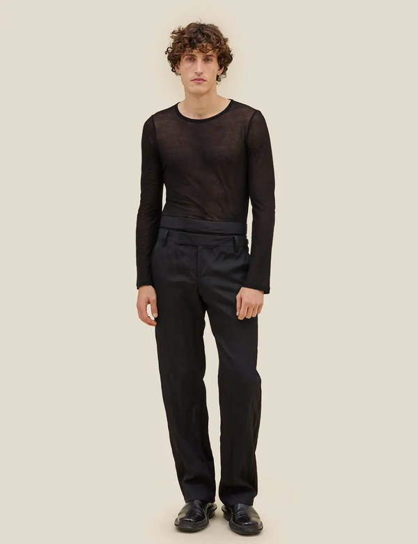 ECKHAUS LATTA Shadow Trouser Pants - Obsidian