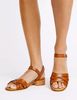 PENELOPE CHILVERS Heeled Shepherdess Leather Sandal - Tan - Thumbnail 1