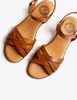 PENELOPE CHILVERS Heeled Shepherdess Leather Sandal - Tan - Thumbnail 5