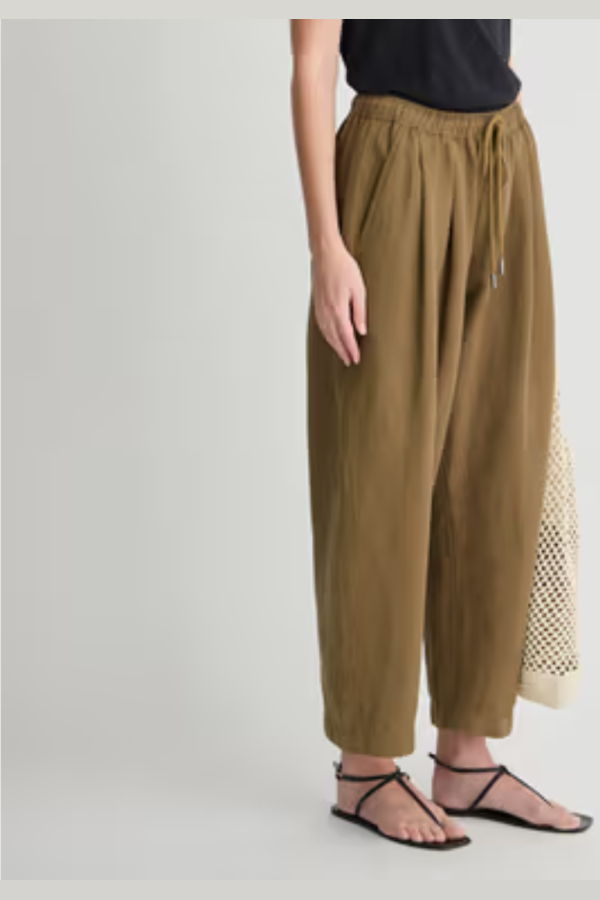 Apiece Apart Everyday Pull On Pant - Tobacco