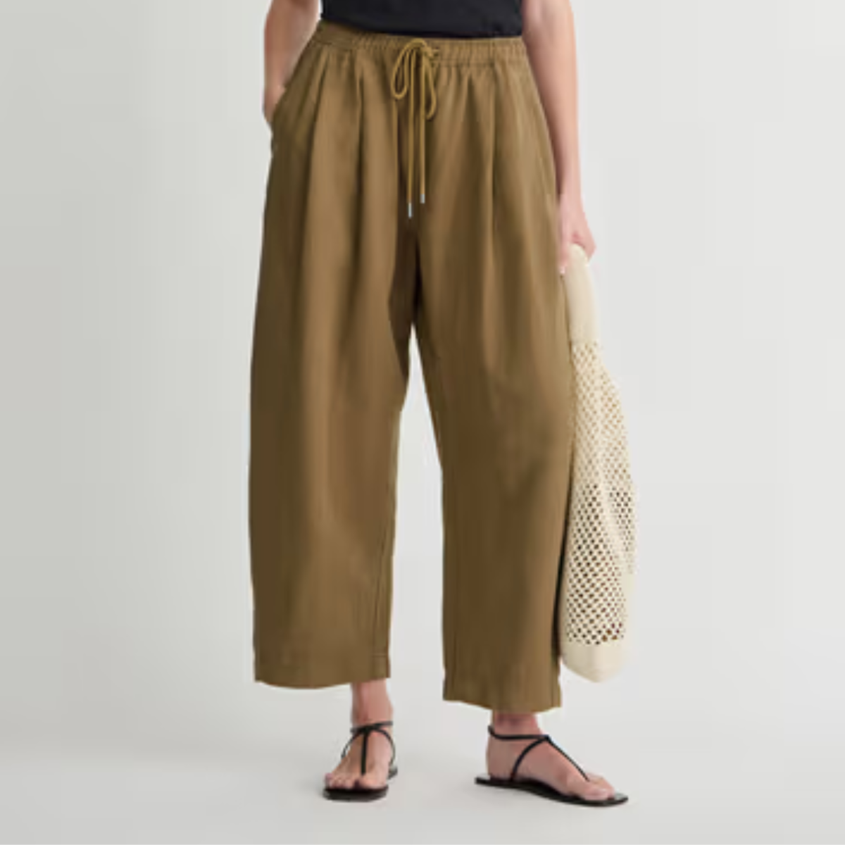 Apiece Apart Everyday Pull On Pant - Tobacco - Image 3 of 5