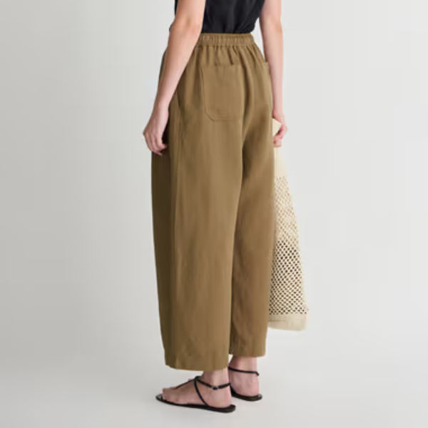 Apiece Apart Everyday Pull On Pant - Tobacco