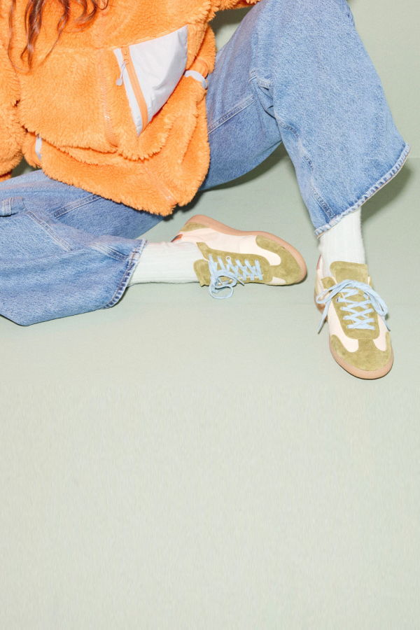 Freda Salvador Jackie Sneaker - Wasabi Suede