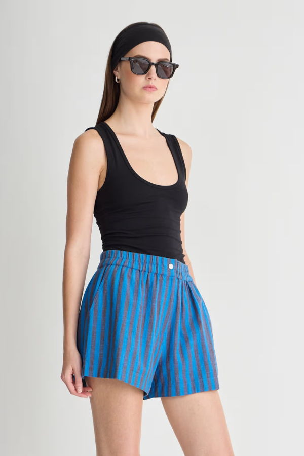 Apiece Apart Mar Short Shorts - Blue Pond