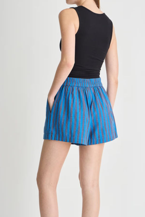 Apiece Apart Mar Short Shorts - Blue Pond