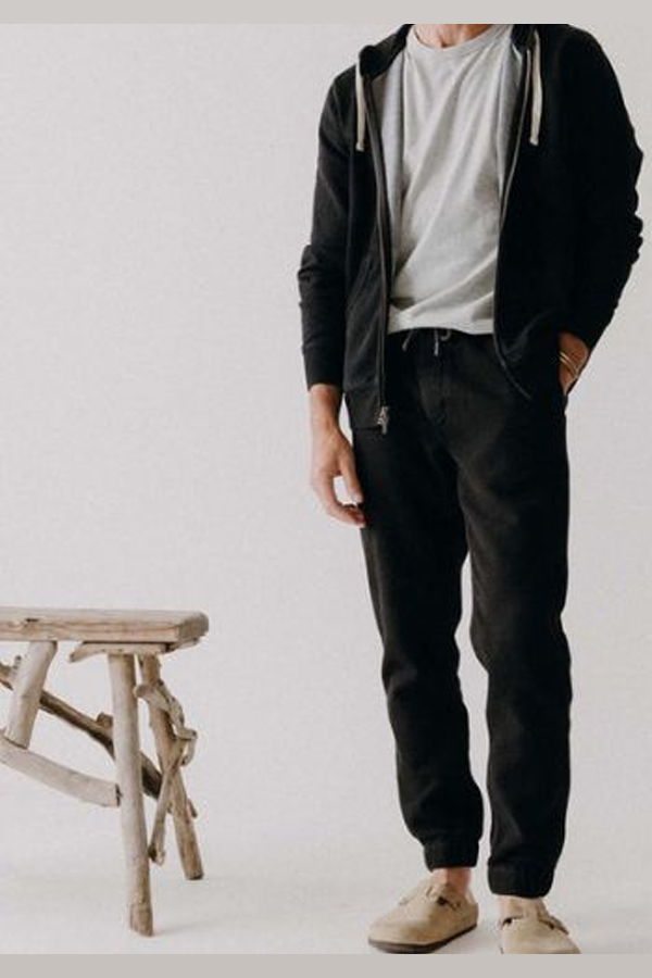 Taylor Stitch Après Pants - Black Indigo