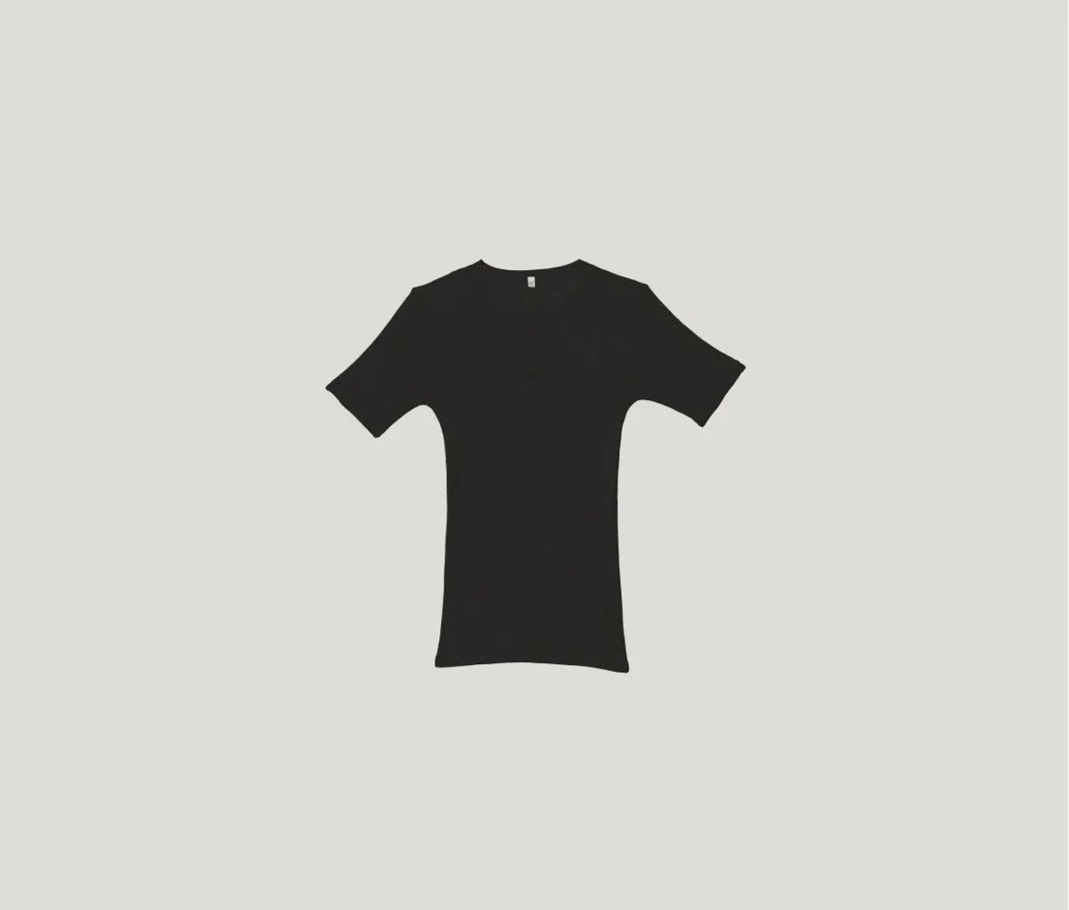 Baserange Heart Shortsleeve Tee - Black - Image 1 of 7