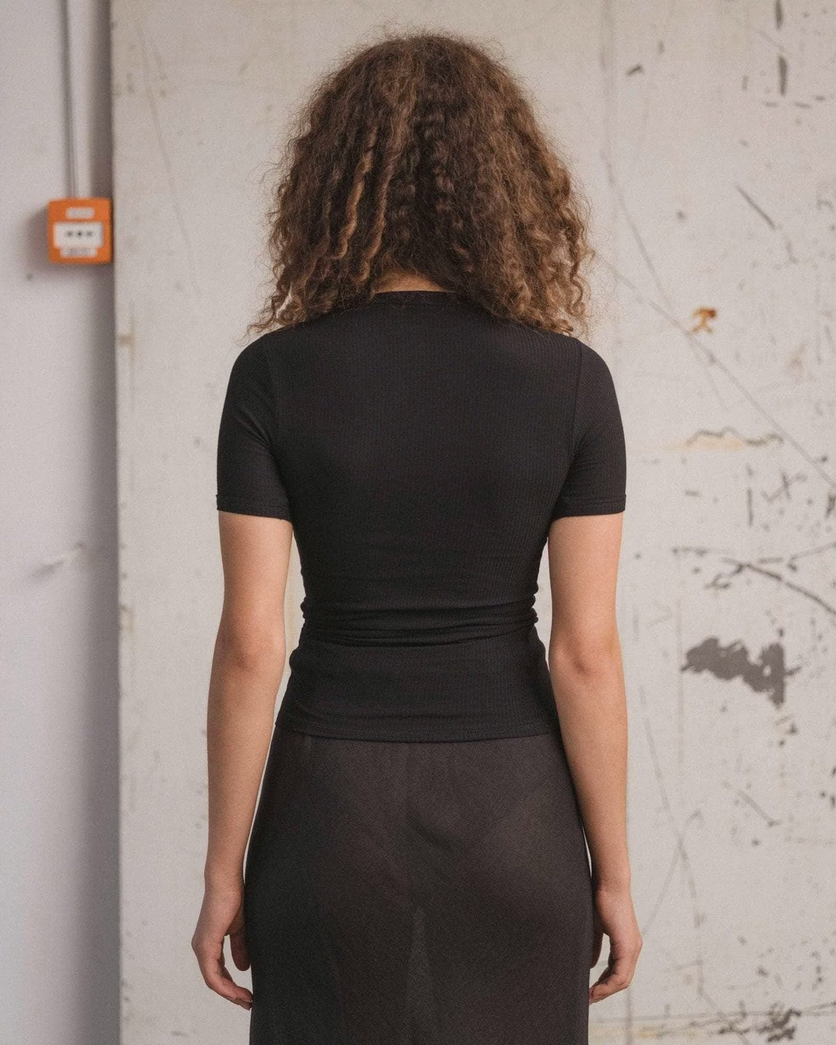 Baserange Heart Shortsleeve Tee - Black - Image 7 of 7