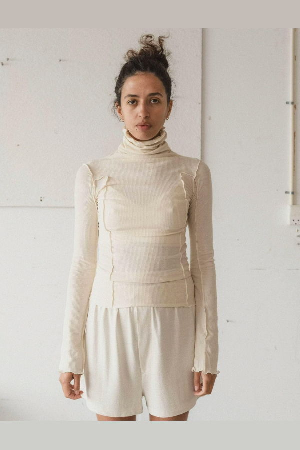 Baserange Omato Organic Cotton Turtleneck Top