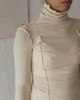 Baserange Omato Organic Cotton Turtleneck Top - Thumbnail 4