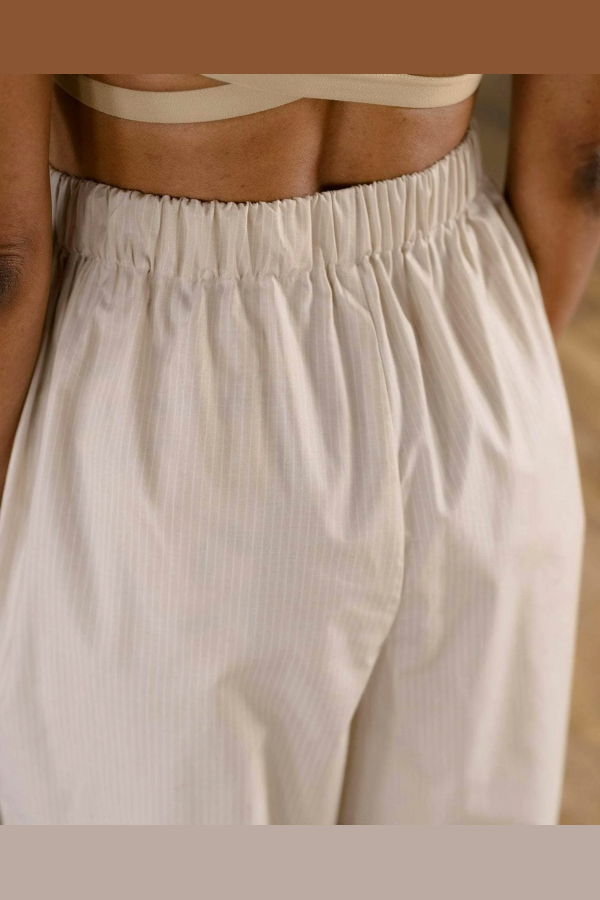 Baserange Brand Claude Pant Pants - Brown Stripe