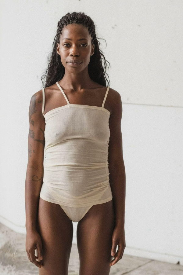 Baserange Nida Tank - Off White