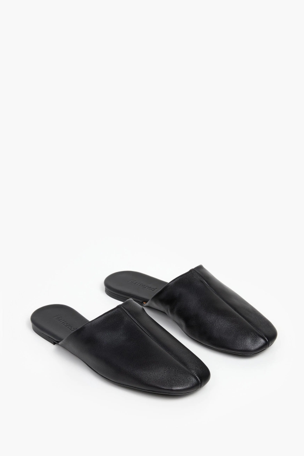 Flattered Maurine Leather Slide Sandals