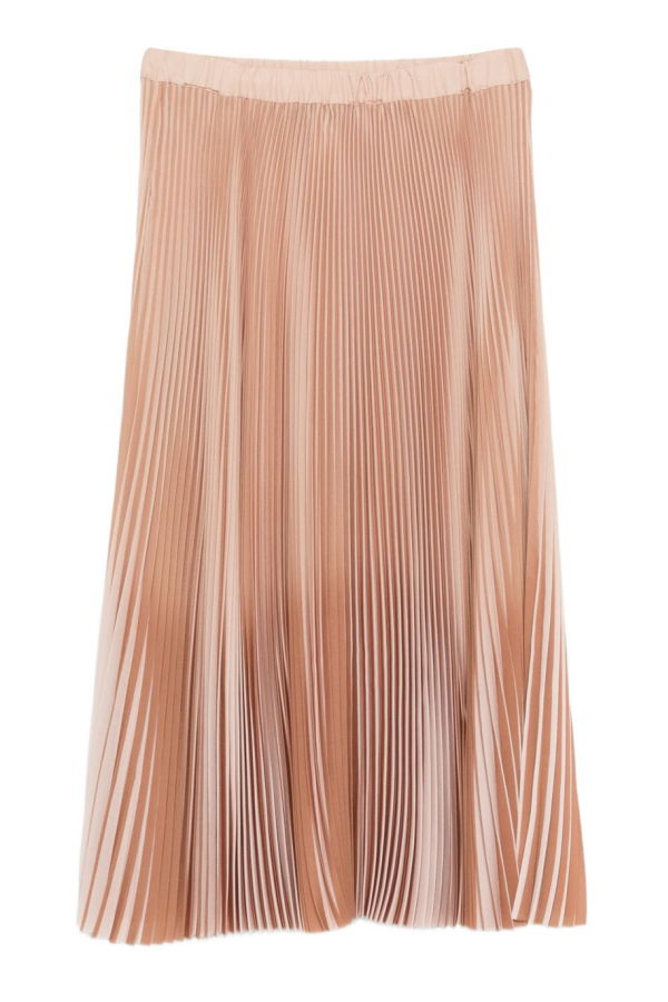 Fabiana Filippi Pleated Long Skirt - Orange