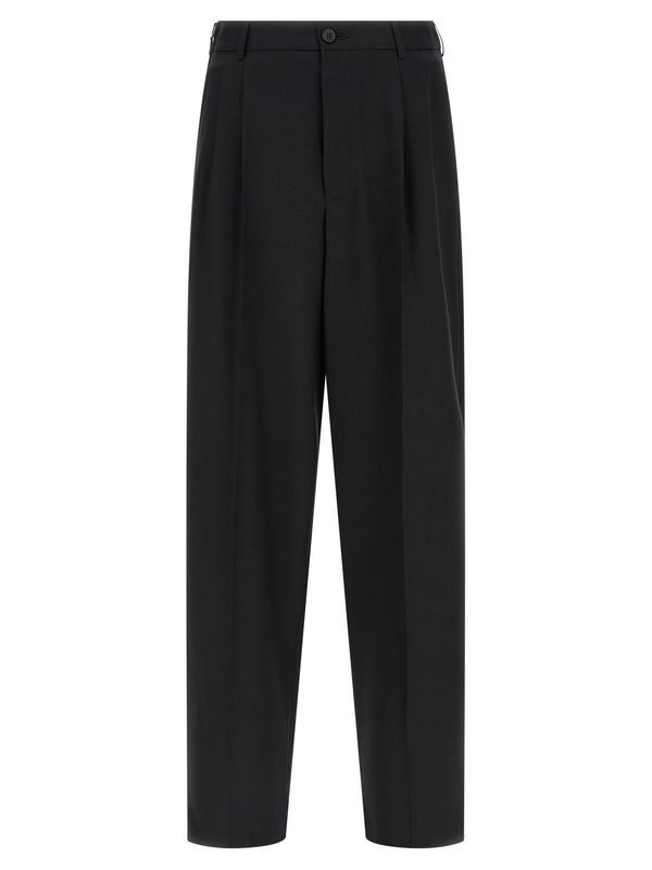 Magliano Classic Zip Double Pince Pants - Black