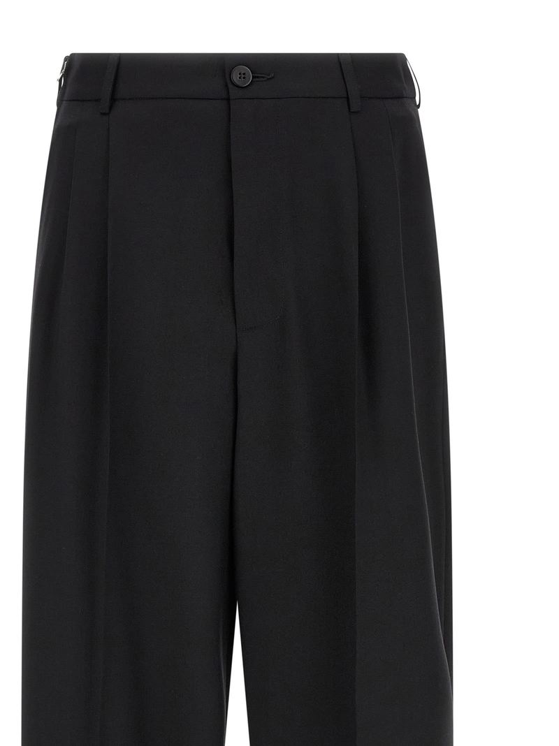 Magliano Classic Zip Double Pince Pants - Black