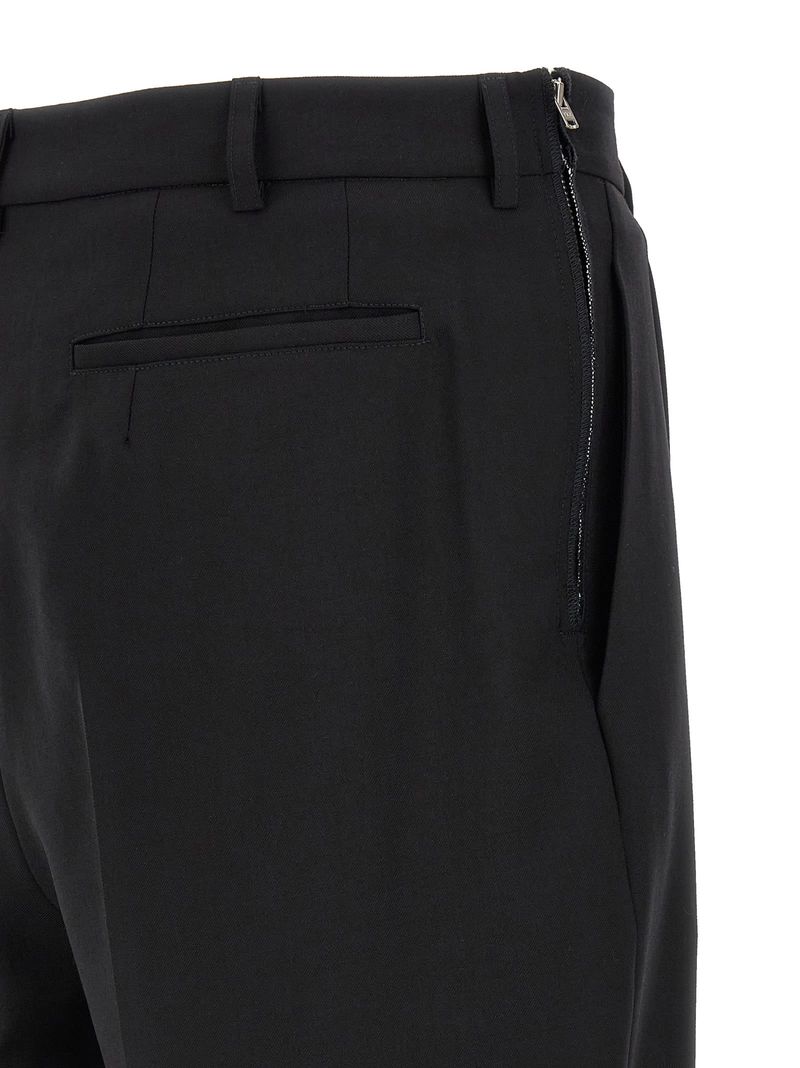 Magliano Classic Zip Double Pince Pants - Black