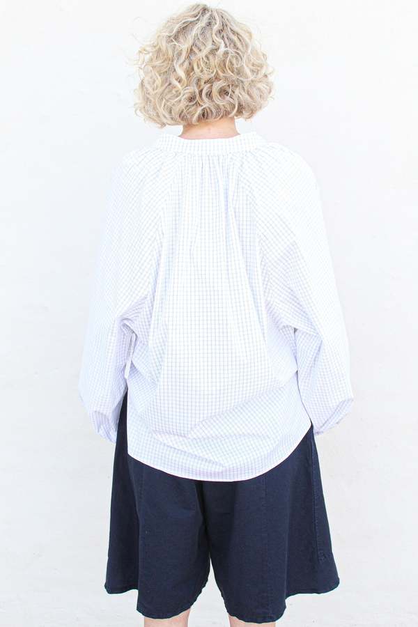 Colibri Aperture Blouse - White Check