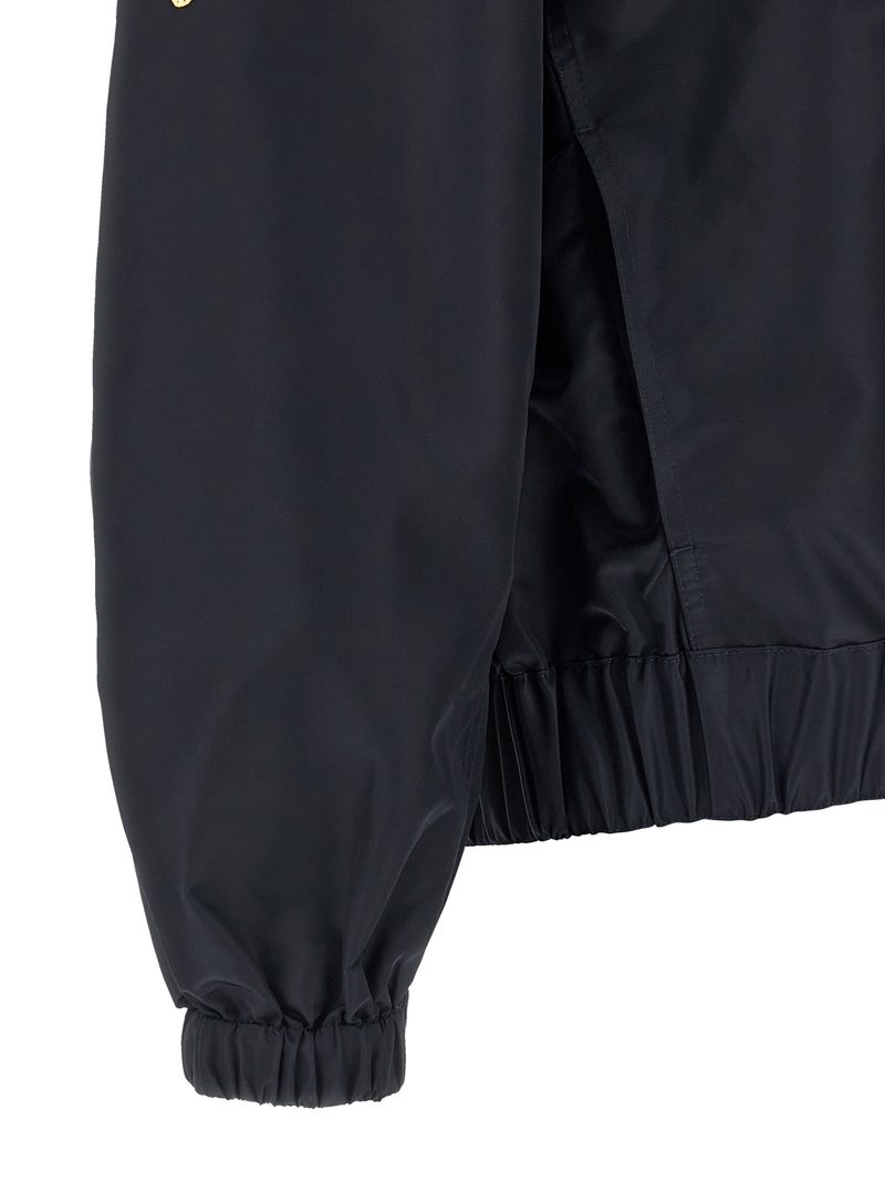 Kenzo Badges Collarless Bomber Jacket - Blue