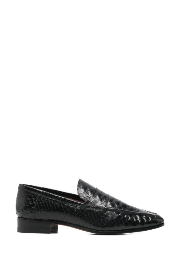 Paris Texas Alain Leather Loafers - Black