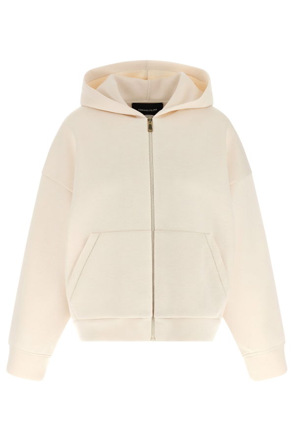 Fabiana Filippi Scuba Cashmere Hoodie - Beige