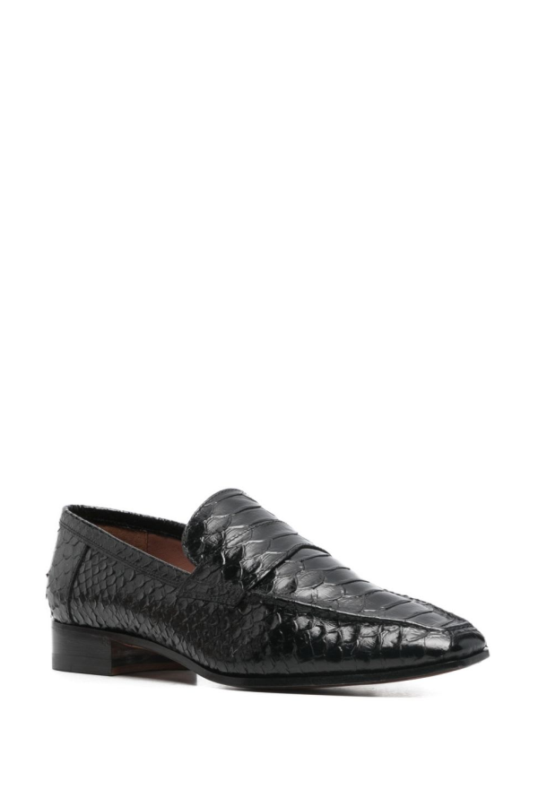 Paris Texas Alain Leather Loafers - Black