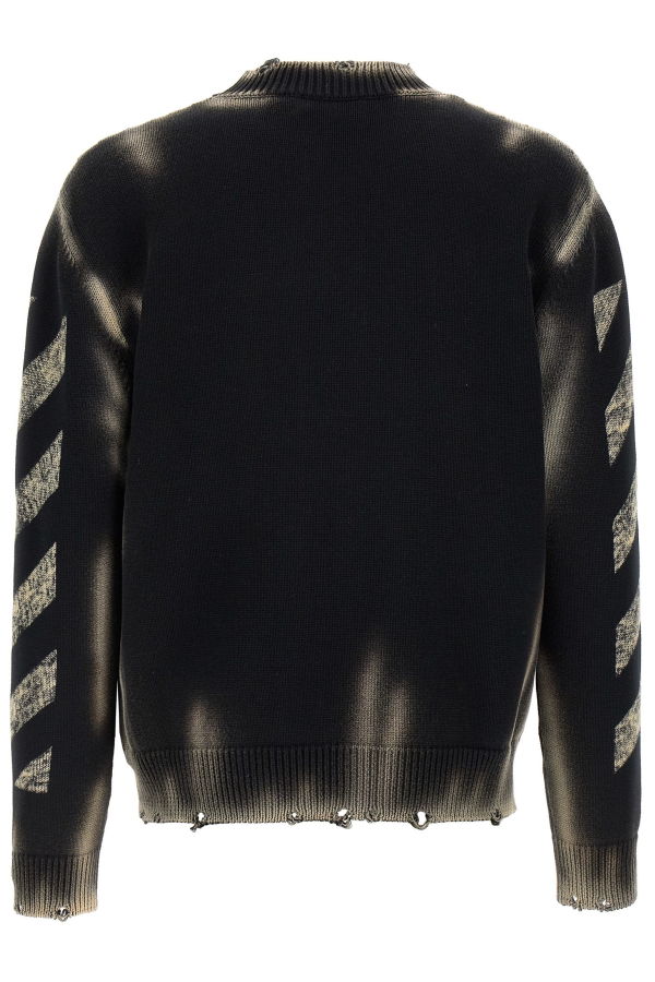 Off-White Diag Arr Corrosion Sweater - Black