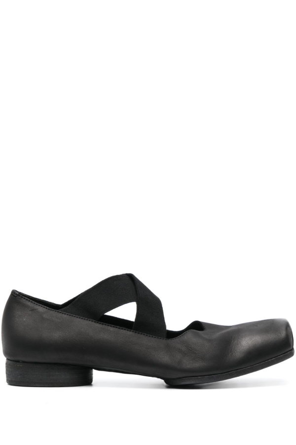 Uma Wang Leather Ballet Flats - Black