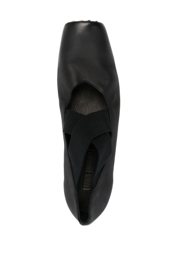 Uma Wang Leather Ballet Flats - Black