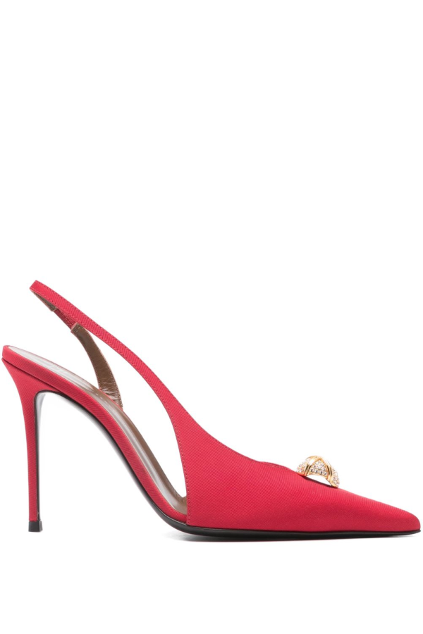 Giuseppe Zanotti Carole Slingback Pumps - Red