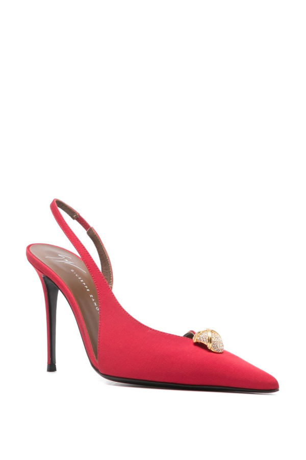 Giuseppe Zanotti Carole Slingback Pumps - Red