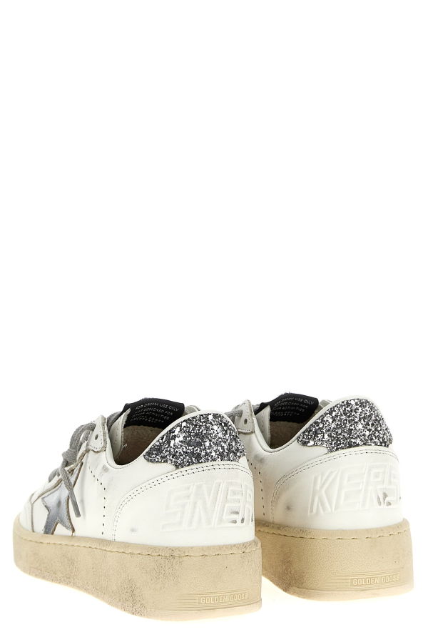 Golden Goose Ball Star 2 Sneakers - Silver