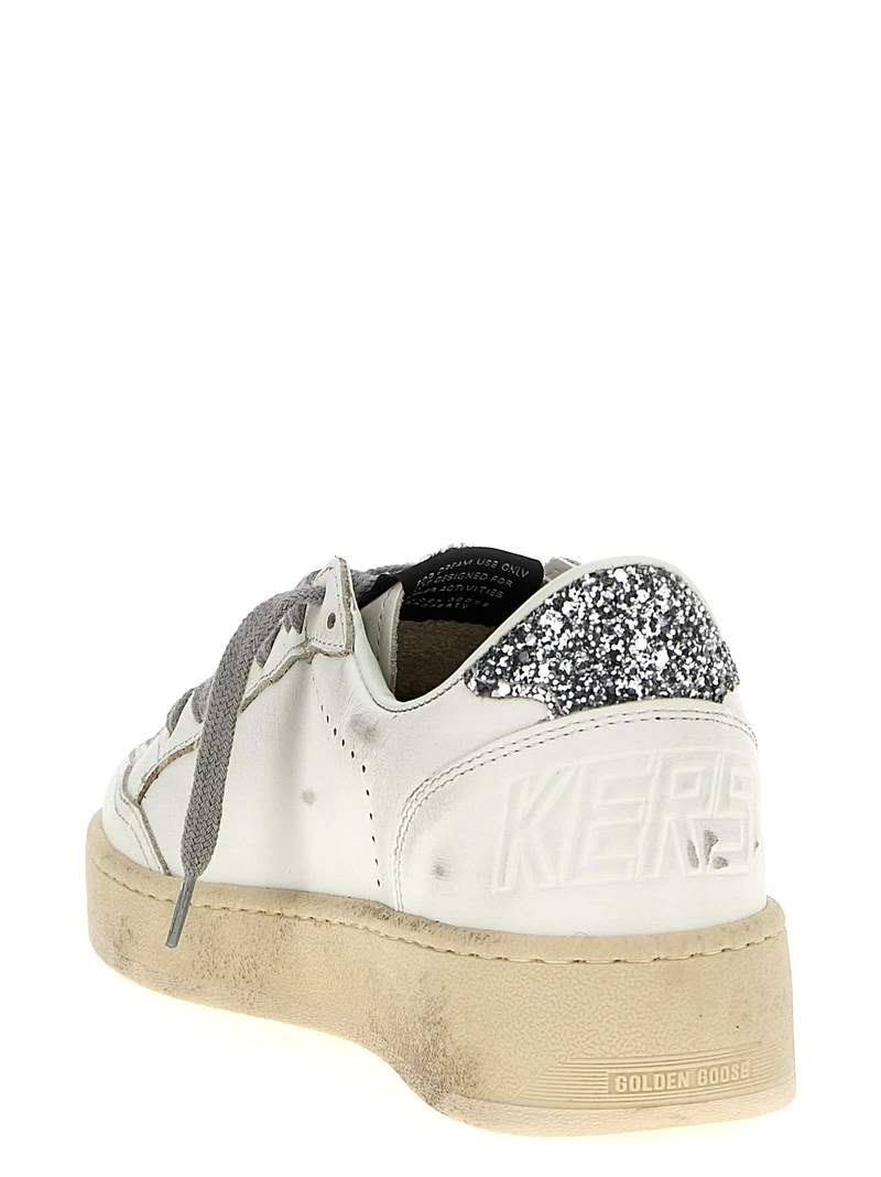 Golden Goose Ball Star 2 Sneakers - Silver