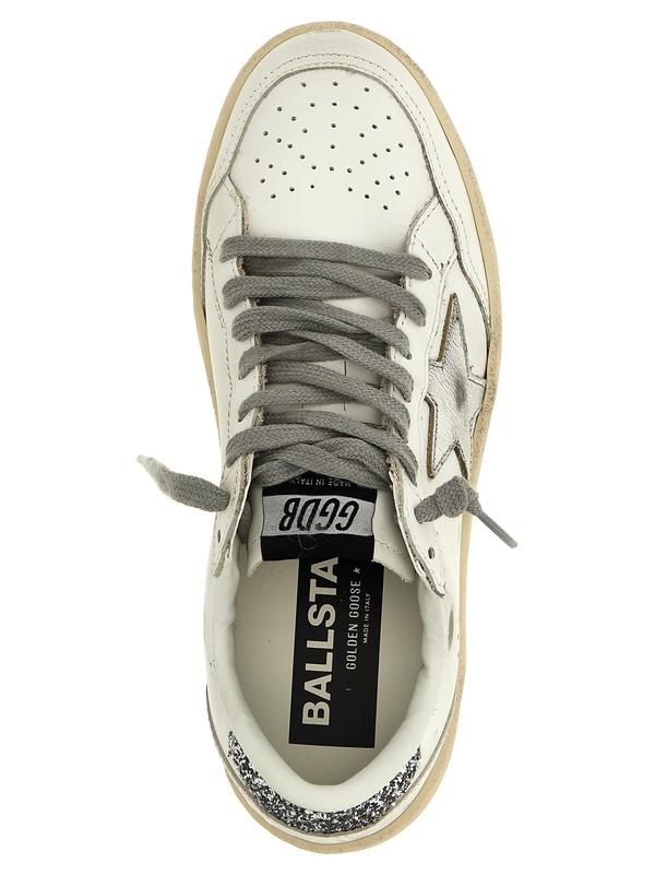 Golden Goose Ball Star 2 Sneakers - Silver